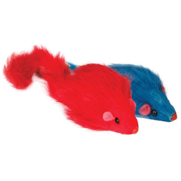 Игрушка для кошек Triol мышь цветная 75 мм.