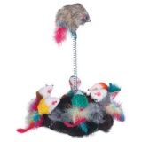 Игрушка для кошек Triol - Мышка на подставке и пружине